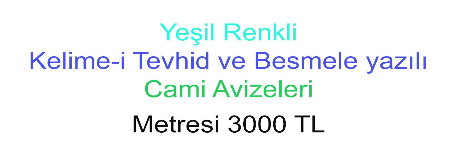 cami avizesi fiyatları